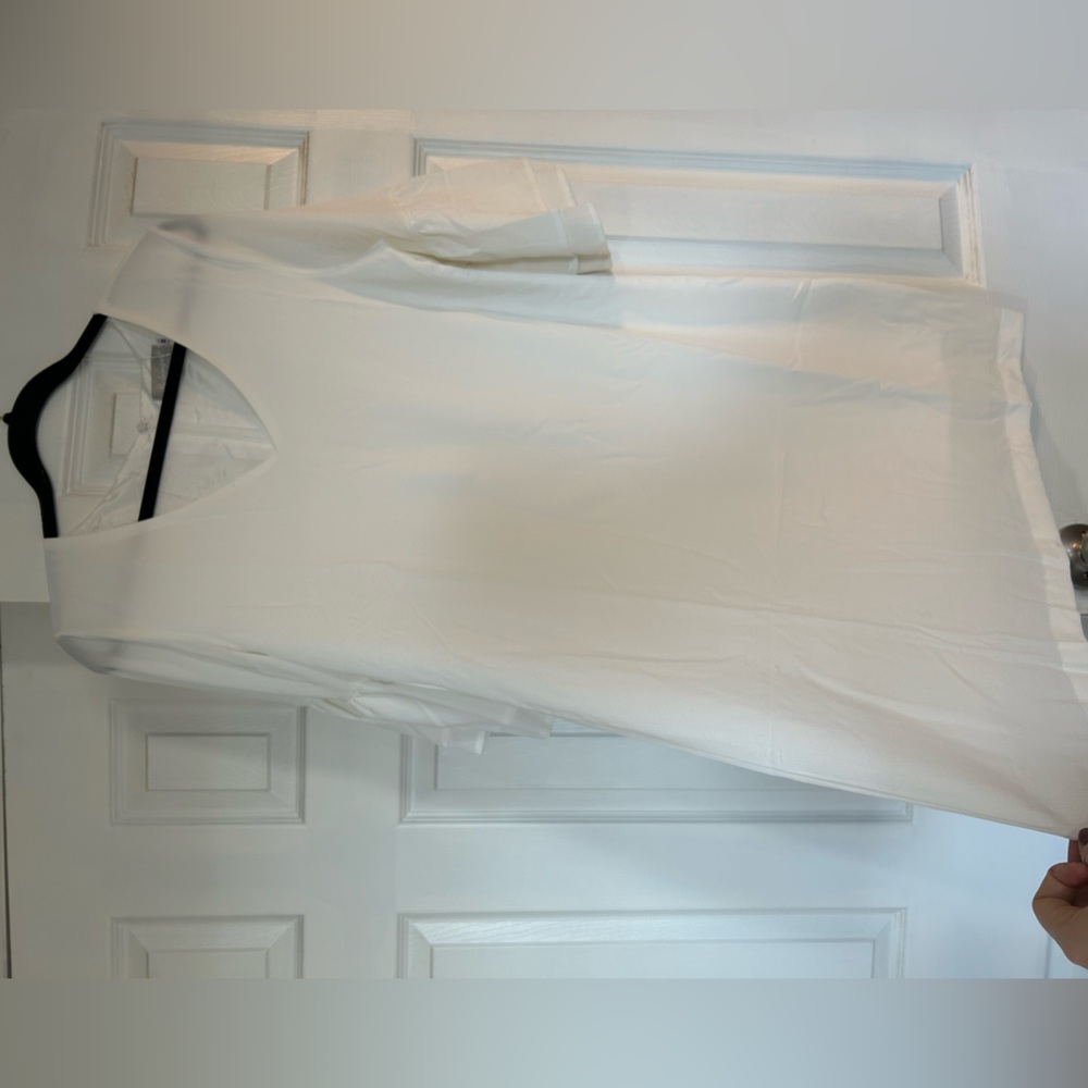 Bell Sleeve White Dress